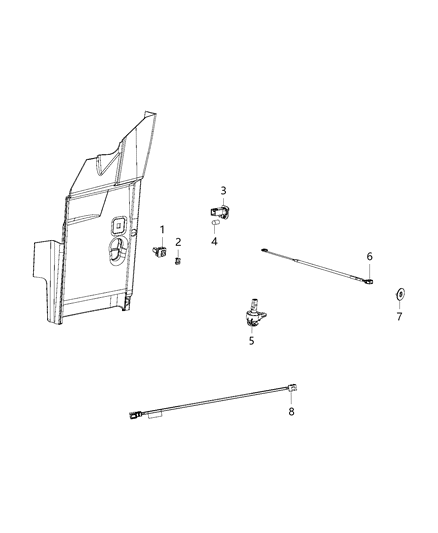 2013 Ram 3500 Lighting, Interior Diagram 2