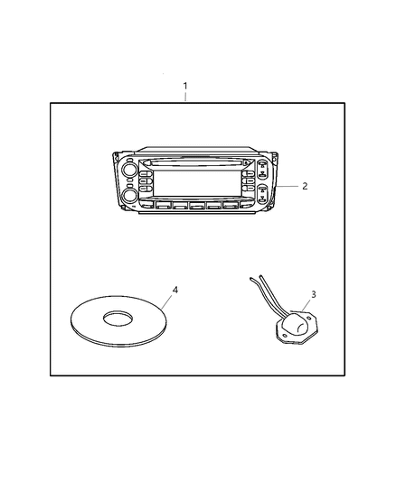 2005 Dodge Stratus Navigation Kit Diagram 2