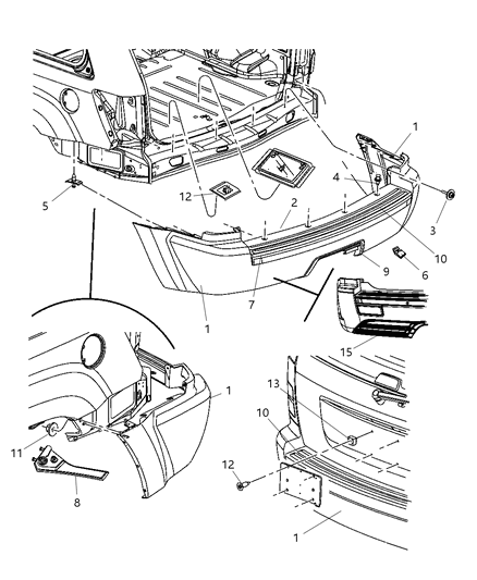 2010 Jeep Grand Cherokee ABSORBER-Rear Energy Diagram for 5166742AB