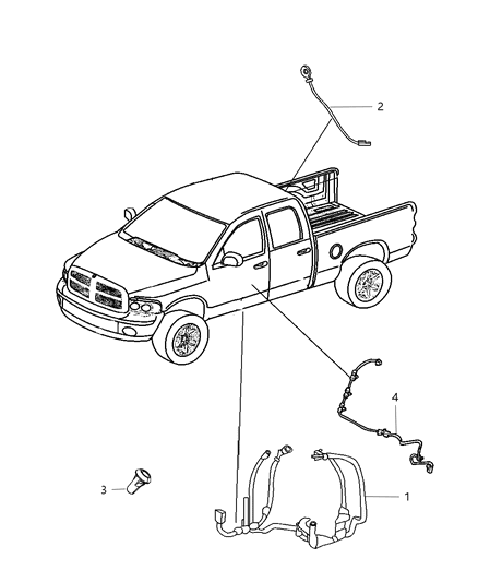 2012 Ram 1500 Wiring-Body Diagram for 68092515AB