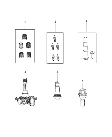 2020 Jeep Compass Tire Monitoring System Diagram