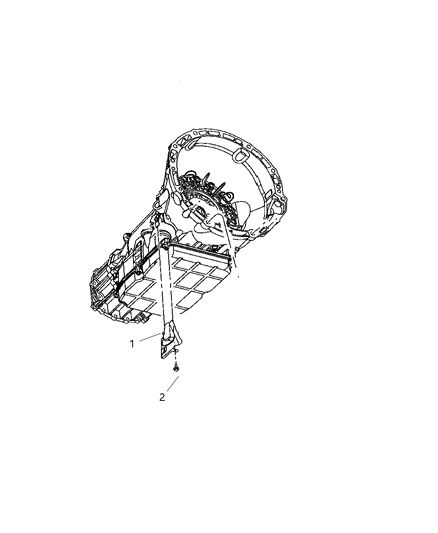 2007 Dodge Nitro Transmission Harness Heat Shield Diagram