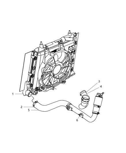 2006 Chrysler PT Cruiser Charge Air Cooler Diagram