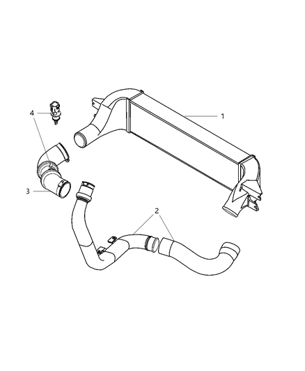 2005 Dodge Neon Charge Air Cooler Diagram