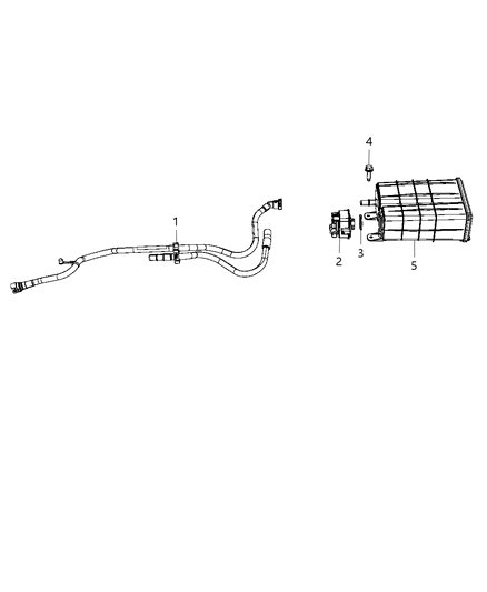 2011 Dodge Journey Vacuum Canister & Leak Detection Pump Diagram