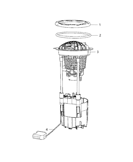 2010 Dodge Ram 3500 Pickup Fuel Pump Module Diagram
