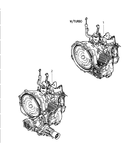 1997 Dodge Avenger Transaxle Assemblies Diagram 2