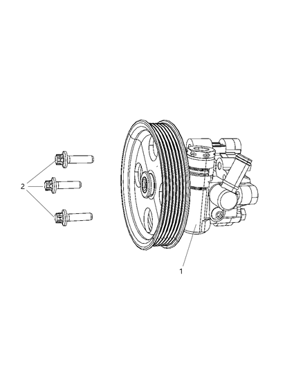 2008 Chrysler Sebring Power Steering Pump Diagram 4