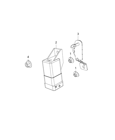 2021 Ram 1500 Modules, Body Diagram 11