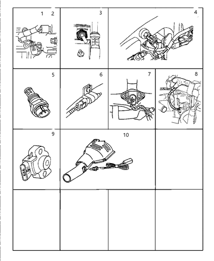 1998 Chrysler Sebring Sensors Diagram