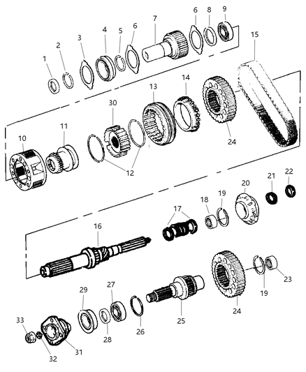 2006 Dodge Dakota Gear Train Diagram 2