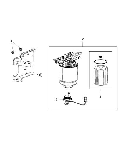 2016 Ram 3500 Fuel Filter Diagram 2