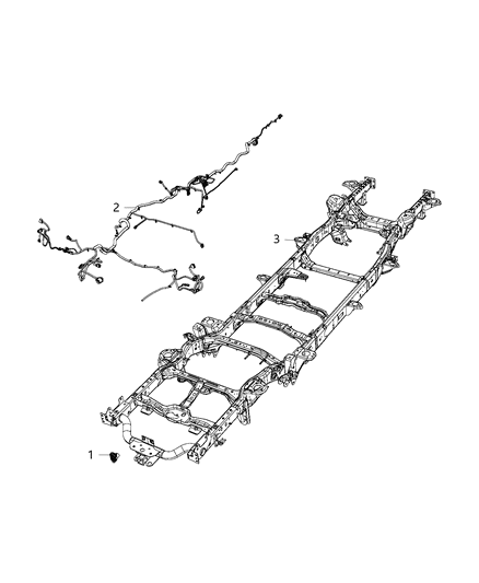 2019 Ram 1500 Connector, Trailer Tow Diagram