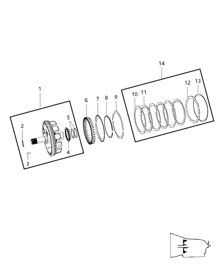 2008 Jeep Grand Cherokee Brake Clutch Diagram 1