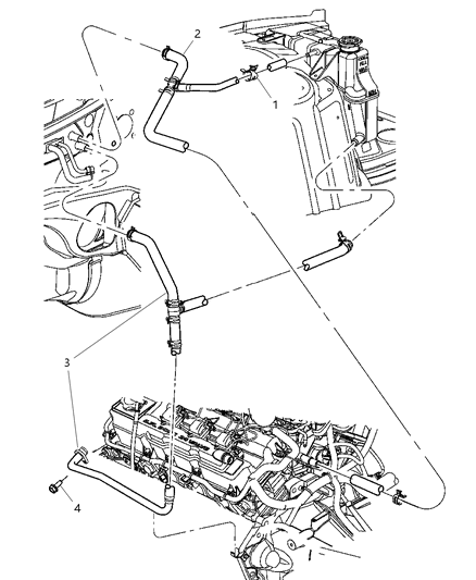 2006 Chrysler 300 Heater Plumbing Diagram 1