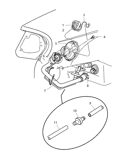 2000 Dodge Neon Valve-Check Diagram for 5278660AA