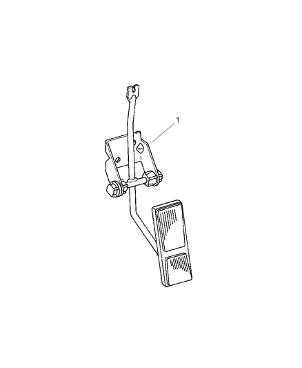 2003 Dodge Ram Van Pedal-Accelerator Diagram for 53031521AB