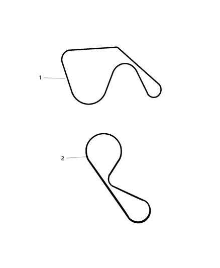 2018 Ram ProMaster 3500 Drive Belts Diagram 1