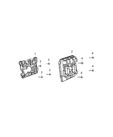 2019 Ram 2500 Modules, Engine Compartment Diagram 2