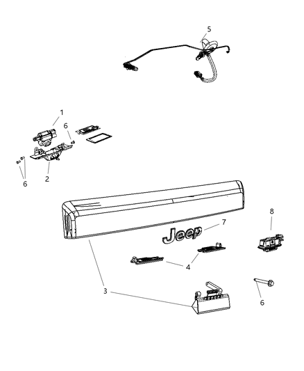 2009 Jeep Commander Rear View Camera Diagram