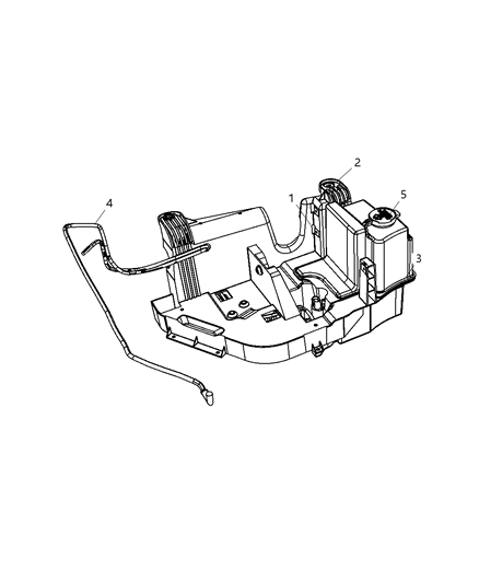 2007 Jeep Wrangler Windshield Washer System Diagram 1