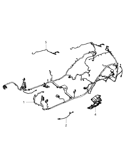 2012 Dodge Durango Wiring-Body Diagram for 68100407AC