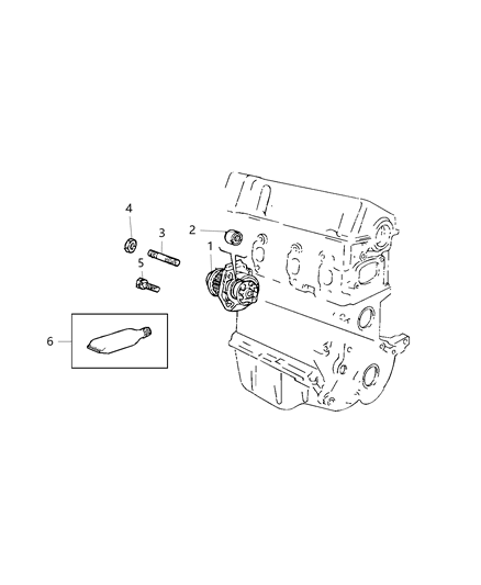 2020 Jeep Renegade Water Pump And Related Parts Diagram 5