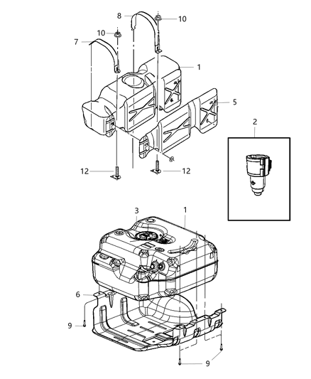 2009 Dodge Ram 5500 Fuel Tank Diagram