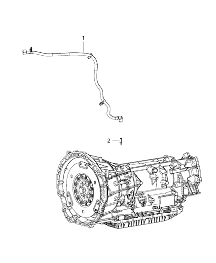 2020 Ram 1500 Vent-Transmission Diagram for 5281676AA