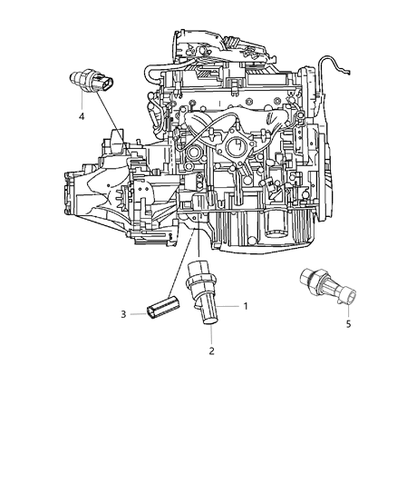 2016 Dodge Journey Switches - Powertrain Diagram