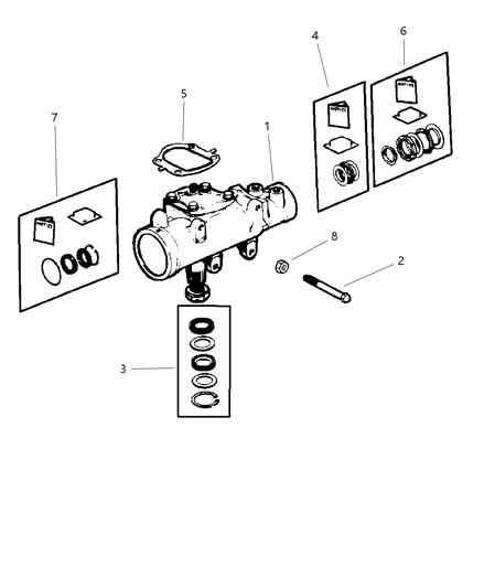 1999 Jeep Wrangler Gear - Power Steering Diagram