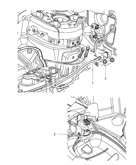 2015 Dodge Journey Ground Straps Diagram