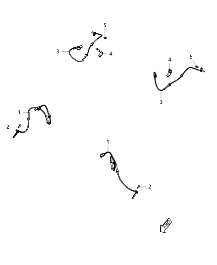 2015 Dodge Dart Sensors - Brakes Diagram