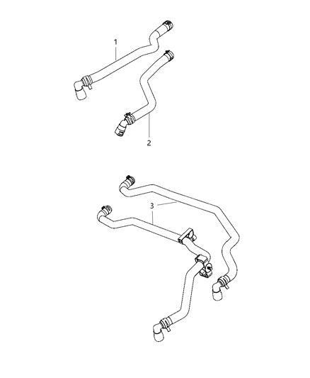 2013 Chrysler 300 Hose-Heater Supply Diagram for 55111382AB