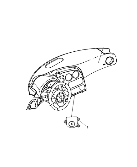 2008 Dodge Viper Airbag On/Off System Diagram