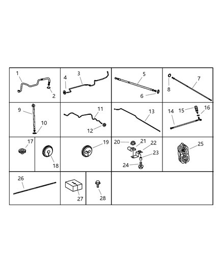 2006 Dodge Sprinter 2500 Nut-HEXAGON FLANGE Diagram for 6104911AA