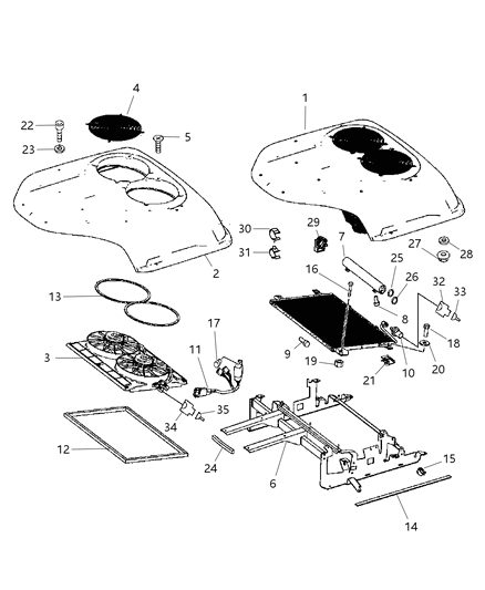 2009 Dodge Sprinter 2500 Roof A/C Unit Diagram 3