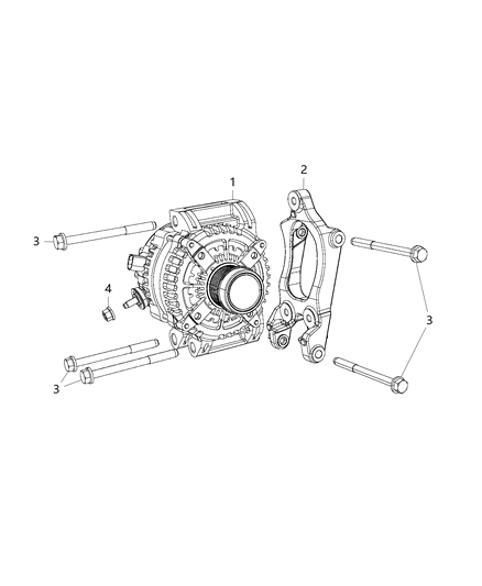 2018 Jeep Wrangler Alternator Diagram 1