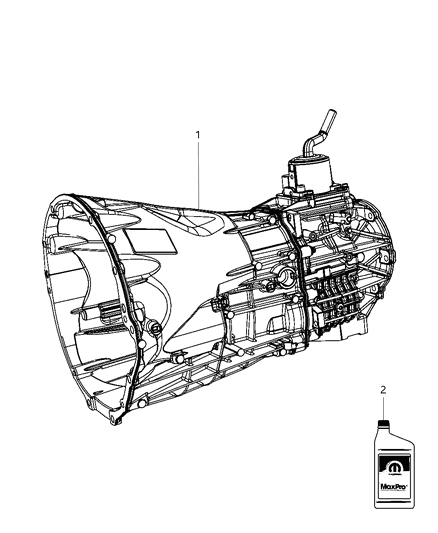 2011 Jeep Liberty TRANSMISO-6 Speed Diagram for 52104704AG