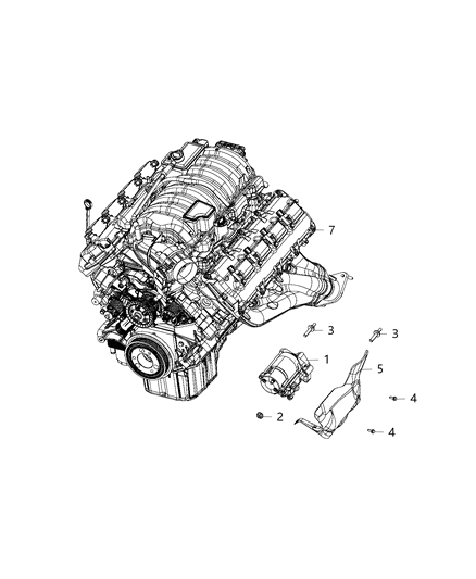 2017 Chrysler 300 Parts, Starter & Related Diagram 3