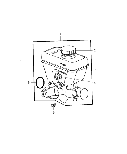 2008 Jeep Grand Cherokee Brake Master Cylinder Diagram