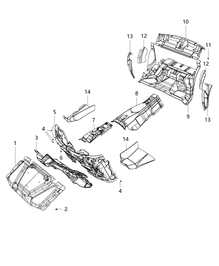 2020 Dodge Challenger Silencers Diagram