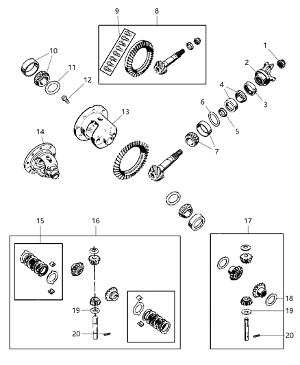 1998 Jeep Wrangler Differential Diagram 2