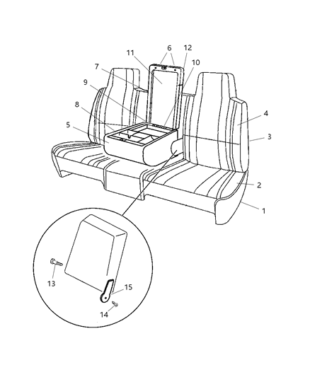 1999 Dodge Ram 3500 Front Seat Diagram 4