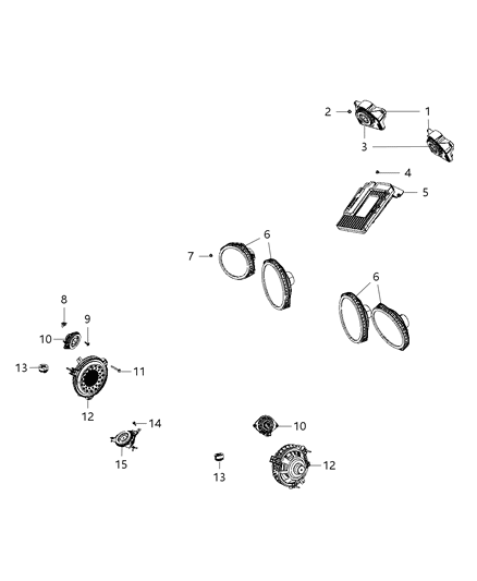 2013 Dodge Viper Amplifier Diagram for 5091252AE