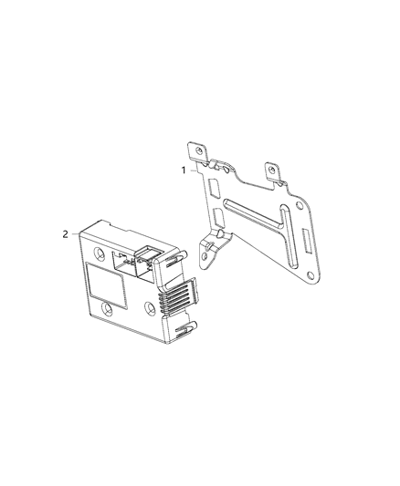 2020 Ram 1500 Modules, Body Diagram 11