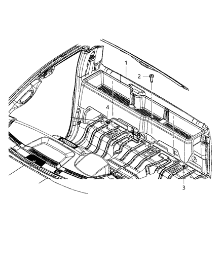 2017 Ram 5500 Rear Storage Compartment Diagram