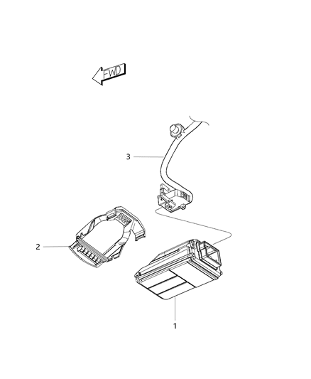 2014 Jeep Grand Cherokee Sensor Diagram for 68141576AG