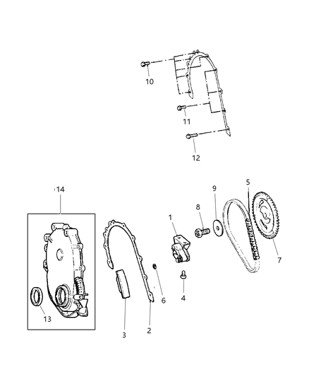 1999 Jeep Cherokee Timing Cover Diagram 2