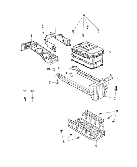 2021 Jeep Wrangler Related Parts, Hybrid Battery Diagram